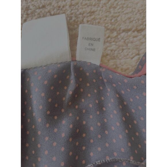 One September Anthropologie Boho Embroidered Tunic Blouse Black Red Ikat Print S - Picture 3 of 10